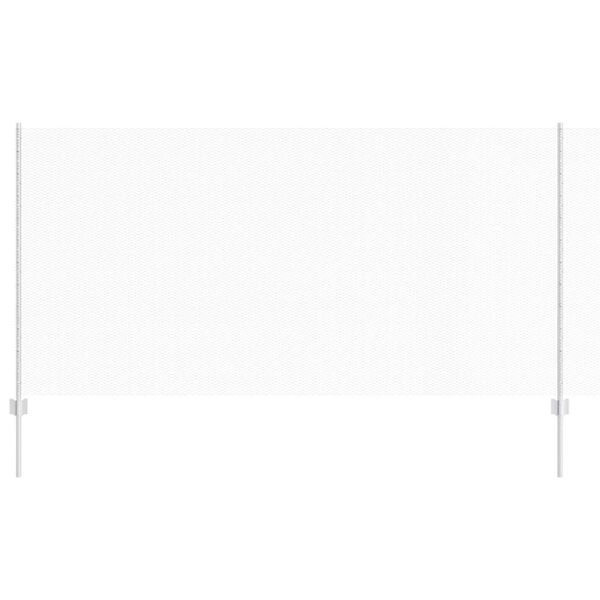 vidaXL Zaun mit Pfosten Silber 1,2 x 10 m Stahl