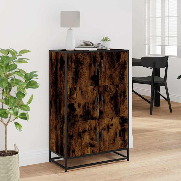 vidaXL Highboard R&auml;uchereiche 68x35x106,5 cm Holzwerkstoff Metall