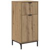 vidaXL Badezimmerschrank mit Speicher Artisan-Eiche 39,5 x 36 x 88 cm