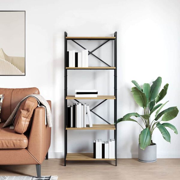 vidaXL B&uuml;cherregal Artisan-Eiche 60 x 30 x 155 cm Holzwerkstoff