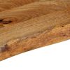 vidaXL Tischplatte mit Baumkante 180x40x2,5 cm Massivholz Mango