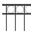 vidaXL Zaunelement Stahl 1,7x0,8 m Schwarz