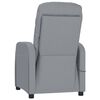 vidaXL Massagesessel Hellgrau Stoff