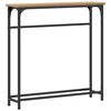 vidaXL Konsolentisch Artisan-Eiche 75 x 19,5 x 75 cm Holzwerkstoff