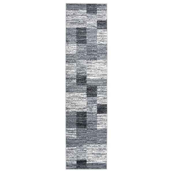 vidaXL Teppichl&auml;ufer BCF Grau 60x200 cm