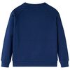 Kinder-Sweatshirt Marineblau 128