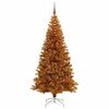 vidaXL Weihnachtsbaum mit 300 LEDs mit St&auml;nder Gold 210 cm PET