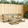 vidaXL 4-tlg. Garten-Lounge-Set Kiefernholz Impr&auml;gniert