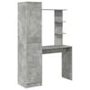 vidaXL Schreibtisch Beton Grau 113,5 x 39 x 168 cm 2 stk.
