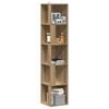 vidaXL Eckregal Artisan-Eiche 33x33x165 cm Holzwerkstoff