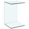 vidaXL Beistelltisch 40x40x60 cm Hartglas