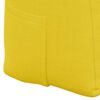 vidaXL R&uuml;cken Kissen Helles Gelb 120 x 24 x 50 cm Stoff
