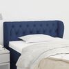 vidaXL Kopfteil mit Ohren Blau 103x23x78/88 cm Stoff