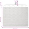 vidaXL Regenbrause Edelstahl 304 40x30 cm Rechteckig