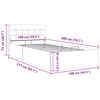 vidaXL Stauraumbett Hydraulisch Taupe Stoff 100&times;200 cm