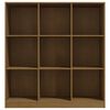vidaXL B&uuml;cherregal/Raumteiler 104x33,5x110 cm Massivholz Kiefer