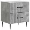 vidaXL Nachttisch Betongrau 43 x 34,5 x 47,5 cm Holzwerkstoff