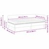 vidaXL Eckbettgestell mit Matratze Sonstiges 2 pcs Gelb Samt