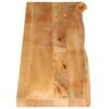 vidaXL Tischplatte mit Baumkante 140x30x3,8 cm Massivholz Mango