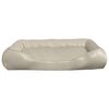 vidaXL Hundebett Beige 80x68x23 cm Kunstleder