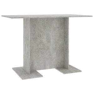 vidaXL Esstisch Betongrau 110x60x75 cm Holzwerkstoff