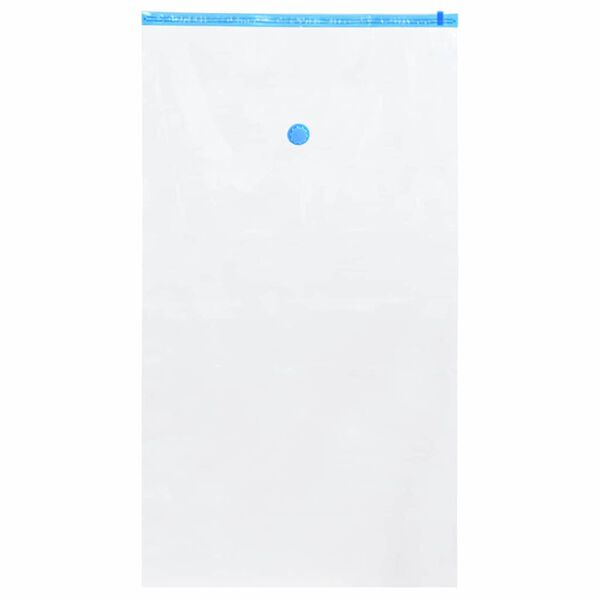 vidaXL Aufbewahrungstaschen 5 pcs Transparent und Blau 120 x 70 cm