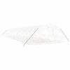 vidaXL Gew&auml;chshaus mit Stahlrahmen Wei&szlig; 90 m&sup2; 18x5x2,3 m