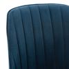 vidaXL Esszimmerstuhl Drehbar Blau Samt