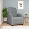 vidaXL Relaxsessel Hellgrau Stoff