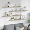 vidaXL Wandregale 4 Stk. Sonoma-Eiche 100x9x3 cm