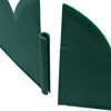 vidaXL Rasenkanten 10 Stk. Gr&uuml;n 65x15 m PP