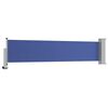 vidaXL Ausziehbare Seitenmarkise 60&times;300 cm Blau