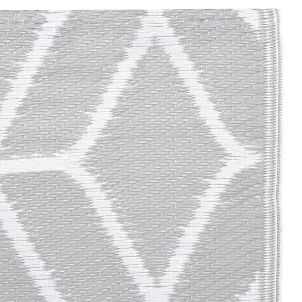 vidaXL Outdoor-Teppich ARAKIL Grau 160x230 cm PP