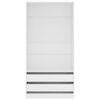 vidaXL Kleiderschrank Wei&szlig; 100x50x200 cm Holzwerkstoff