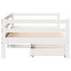 vidaXL Tagesbett mit Schubladen 90x200 cm Massivholz Kiefer