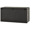 vidaXL Gartenbox Anthrazit 114x47x60 cm