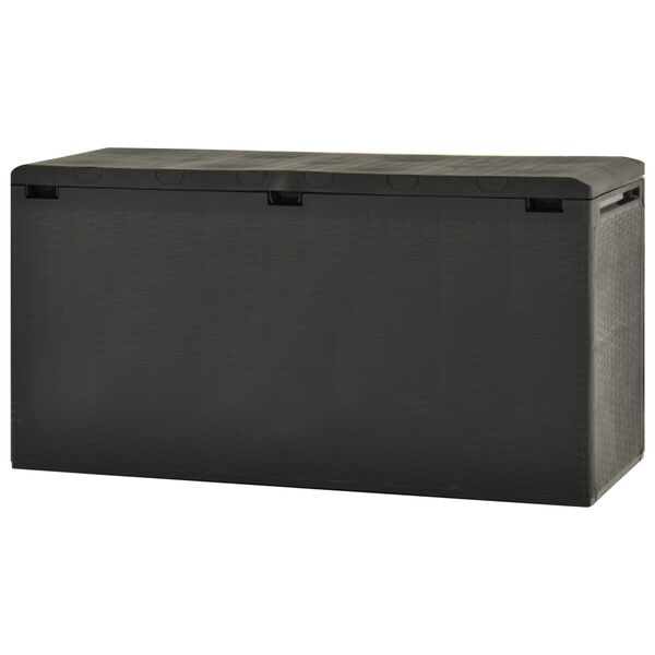 vidaXL Gartenbox Anthrazit 114x47x60 cm