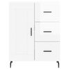 vidaXL Sideboard Hochglanz-Wei&szlig; 69,5x34x90 cm Holzwerkstoff