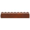 vidaXL Rasenkanten 10 pcs Rostig 103 x 0,05 x 22 cm Wetterfeststahl