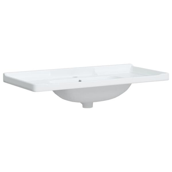 vidaXL Waschbecken Wei&szlig; 71x48x19,5 cm Rechteckig Keramik