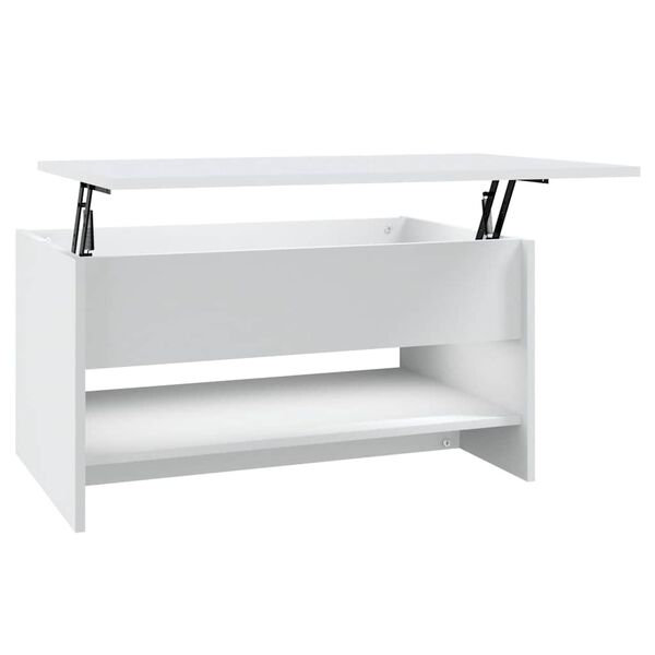 vidaXL Couchtisch Wei&szlig; 80x50x40 cm Holzwerkstoff