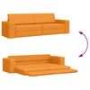 vidaXL Schlafsofa 200cm Dunkelgelb Stoff