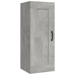 vidaXL H&auml;ngeschrank Betongrau 35x34x90 cm Holzwerkstoff