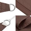 vidaXL Sonnensegel Oxford-Gewebe Rechteckig 3x6 m Braun