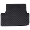 vidaXL Autofu&szlig;matte 4 pcs Schwarz Gummi