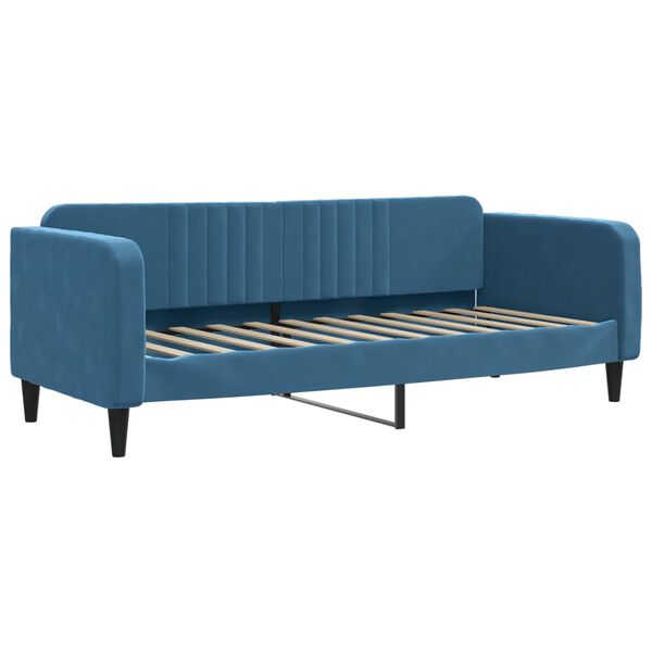 vidaXL Tagesbett Blau 80x200 cm Samt