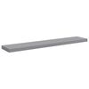 vidaXL Schwebende Wandregale 4 Stk. Grau 120x23,5x3,8 cm MDF