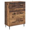 vidaXL Schubladenschrank Altholz 66 x 34,5 x 89,5 cm Holzwerkstoff