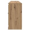 vidaXL Sideboards 3 pcs Artisan-Eiche 70 x 35,5 x 67,5 cm