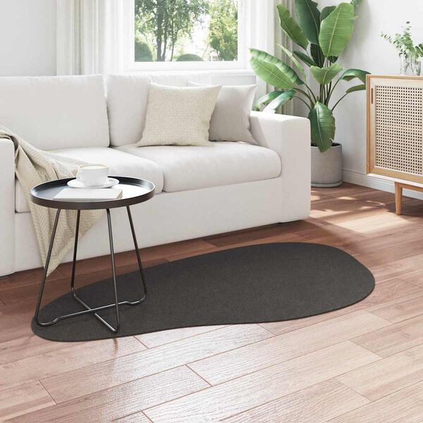 vidaXL Teppich HUARTE Anthrazit 80 x 150 cm Polyester